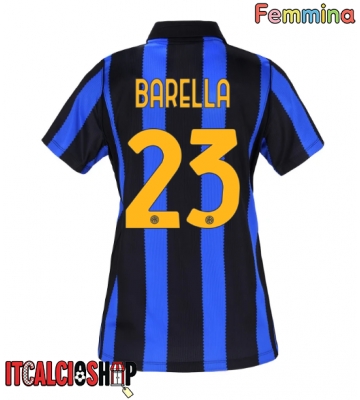 Inter Milan Nicolo Barella #23 Prima Maglia Femmina 2026-27 Manica Corta Inter Milan Nicolo Barella #23 Prima Maglia Femmina 2026-27 Manica Corta
